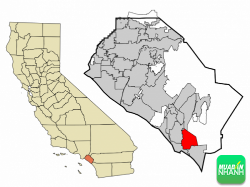 Vị trí của San Juan Capistrano trong quận Cam, California.
